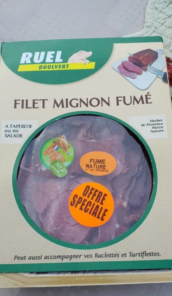 Filet mignon fumé