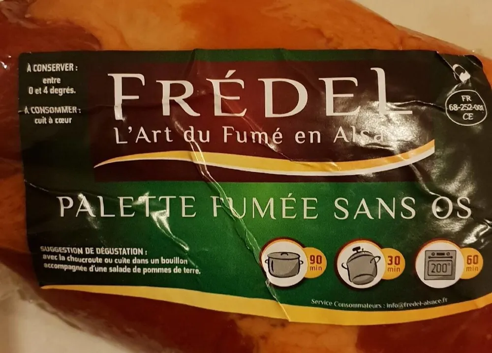 Palette fumée sans os
