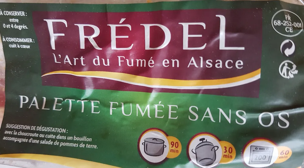 Palette fumée sans os