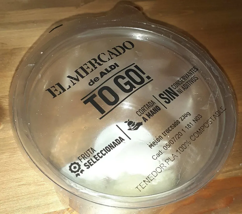 Melón troceado