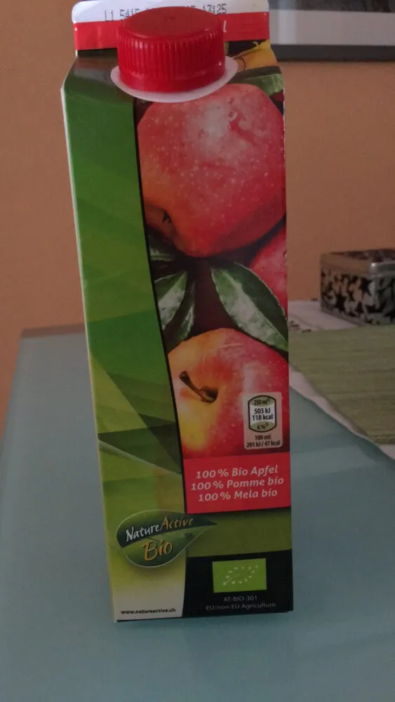 Jus de pomme bio