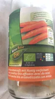 Jus de carottes bio affinées avec du miel