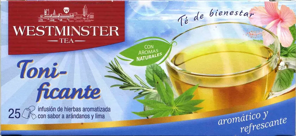 Infusión de hierbas tonificante