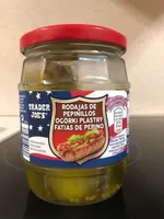 Rodajas de pepinillos ácidos
