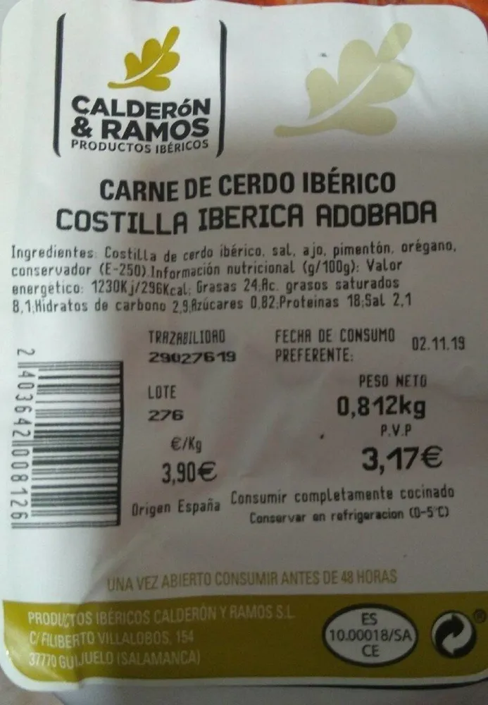 Costilla ibérica