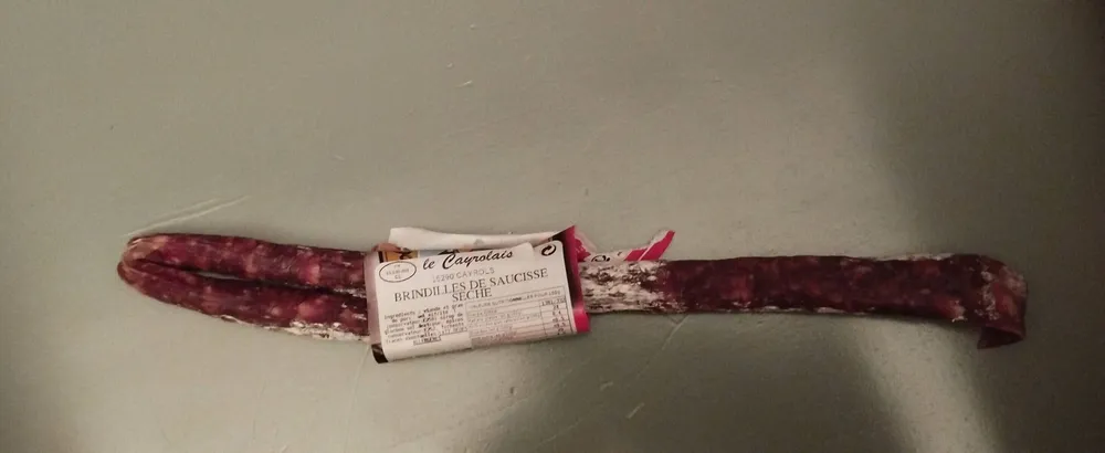 Brindille de saucisse sèche