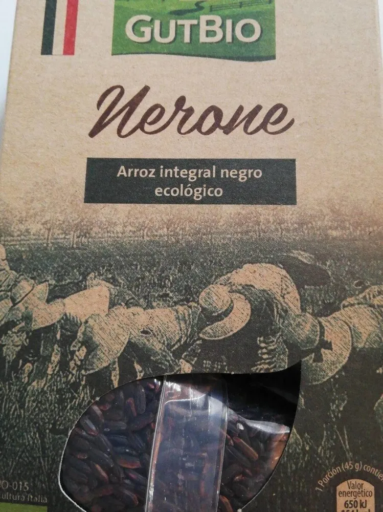 Nerone arroz integral negro ecológico