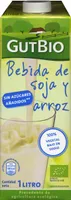 Bebida de soja y arroz