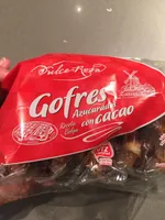 Gofres azucarados con cacao