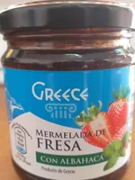 Mermelada de fresa con albahaca