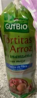 Tortitas de arroz con manzana