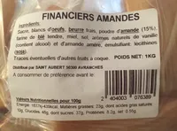 Financier amandes