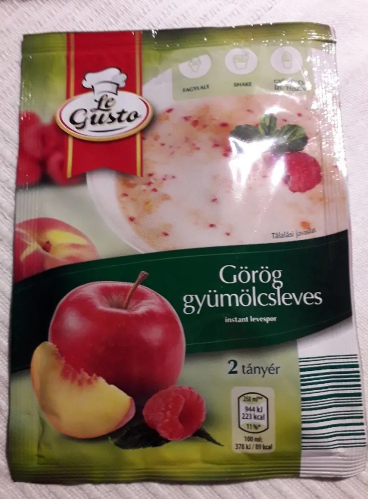Görög gyümölcsleves