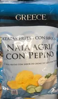 Patatas fritas con sabor a nata agria con Pepino