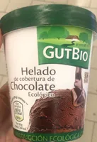 Helado de cobertura de chocolate ecologico