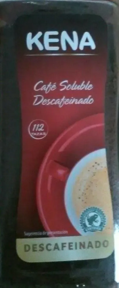 Café soluble descafeinado