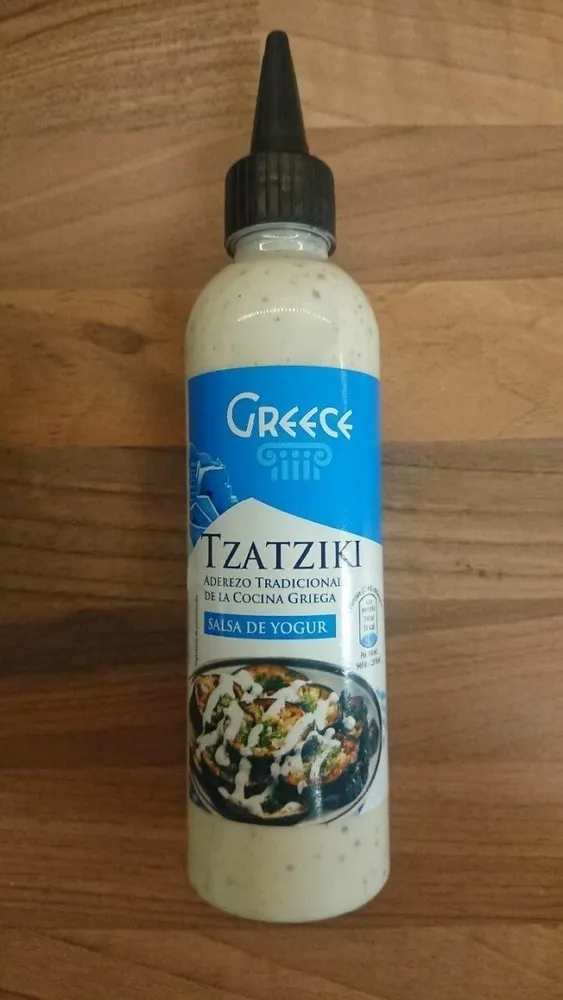 Tzatziki salsa de Yogur griega