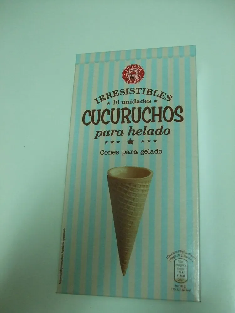 Cucuruchos para helado