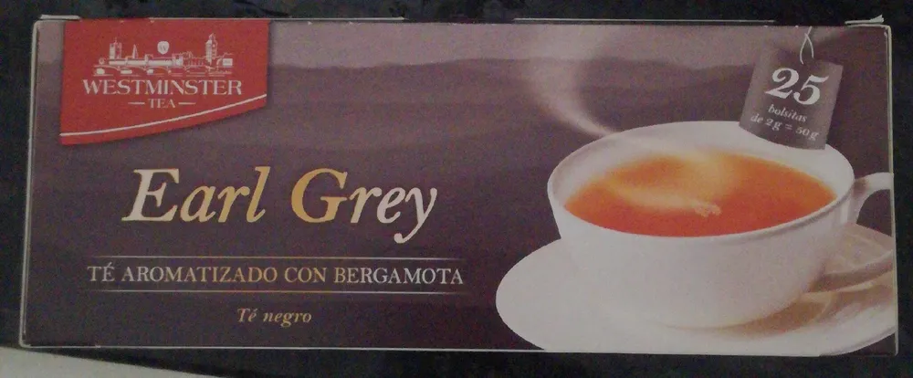 Earl grey té aromatizado con bergamota