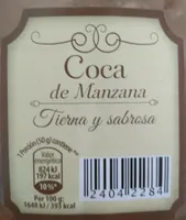 Coca de manzana