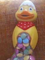 Grageas de colores de chocolate con leche
