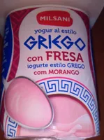 Griego con fresa