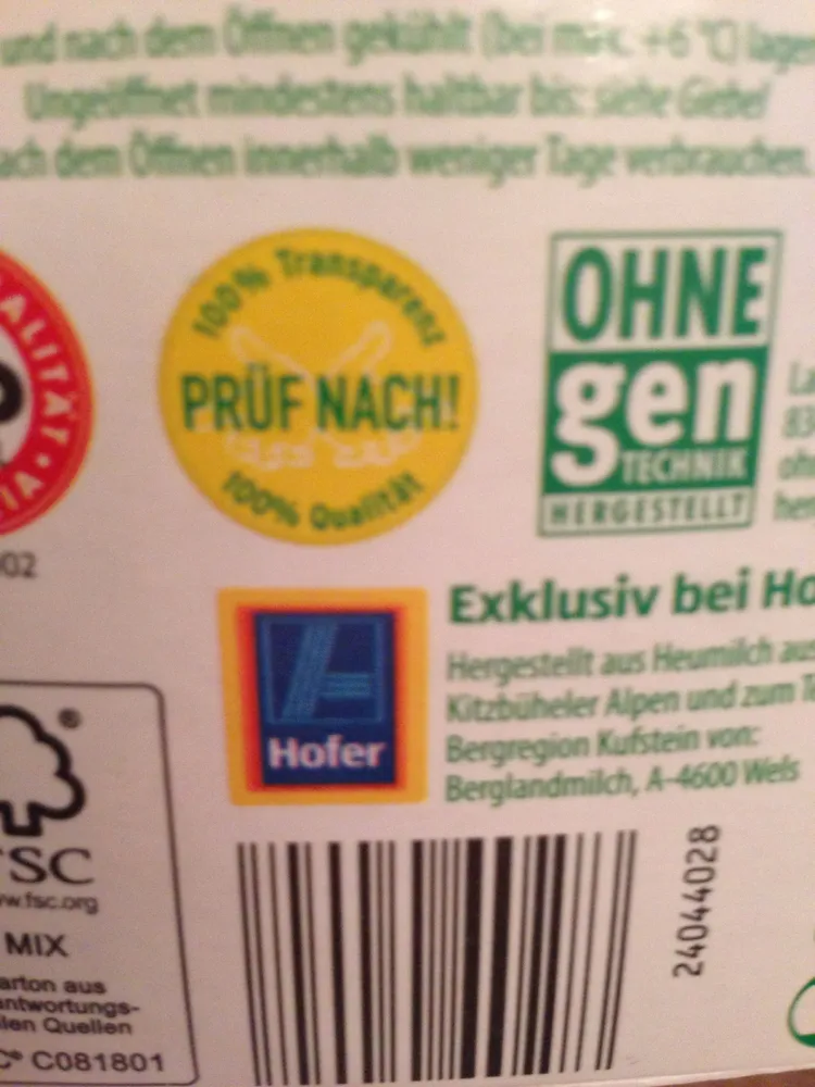 Murauer Bergbauern Heumilch
