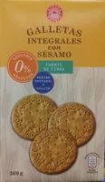 Galletas integrales con sésamo