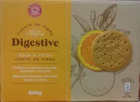 Galletas con soja, manzana y naranja