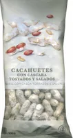 Cacahuetes con cáscara tostados con sal