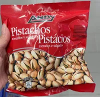 Pistachos tostados y salados