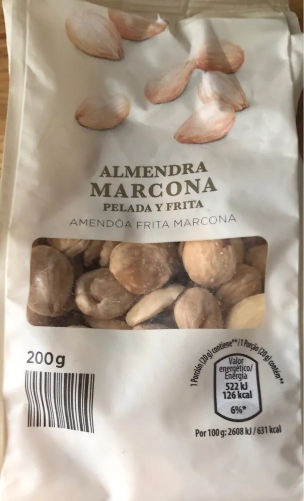 Almendra Marcona pelada y frita