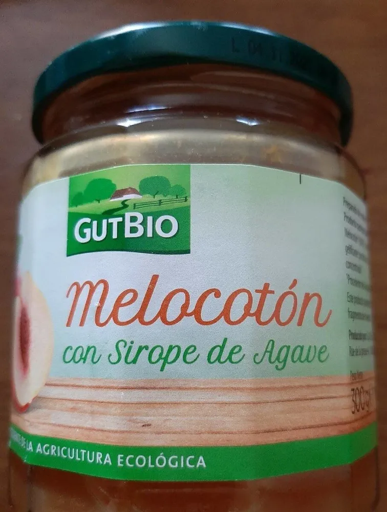 Mermelada de melocotón con sirope de agave