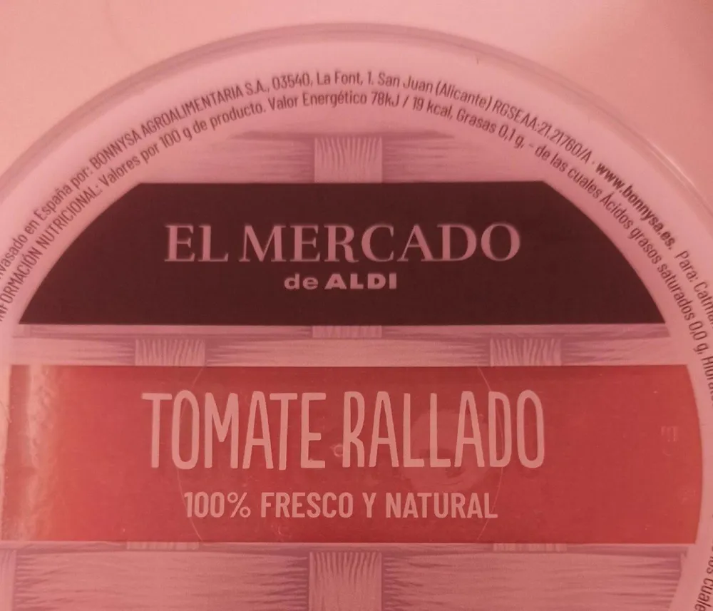 Tomate rallado