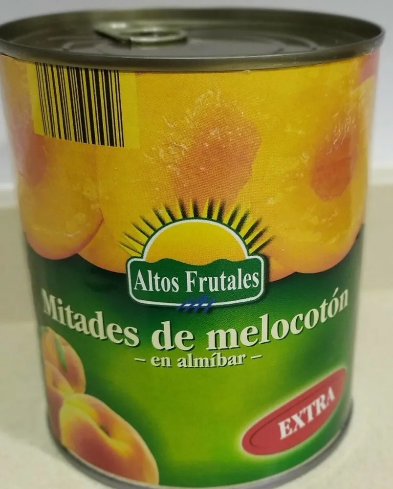 Mitades de melocoton