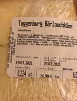 Toggenburg Bärlauchkäse