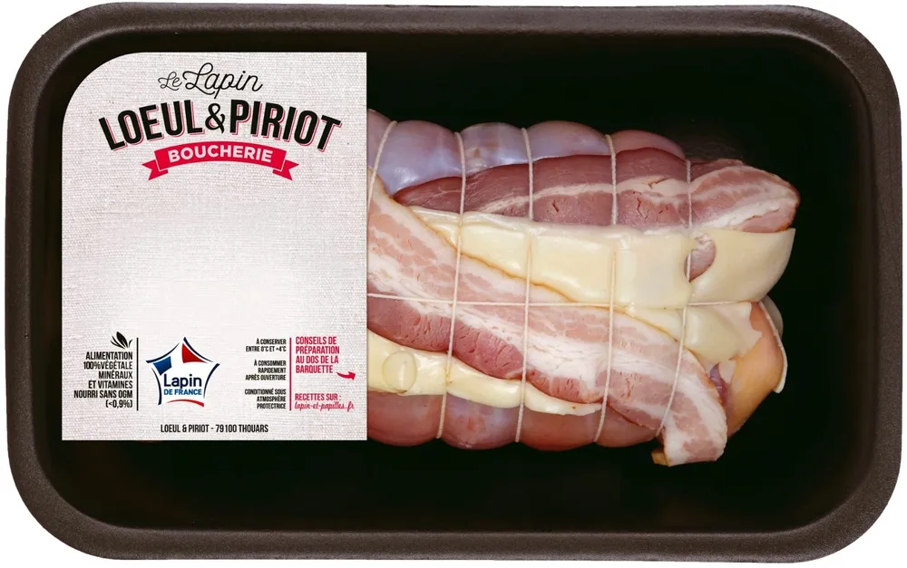 1 Rôti de lapin façon Orloff