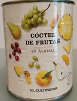 Cóctel de frutas en almibar