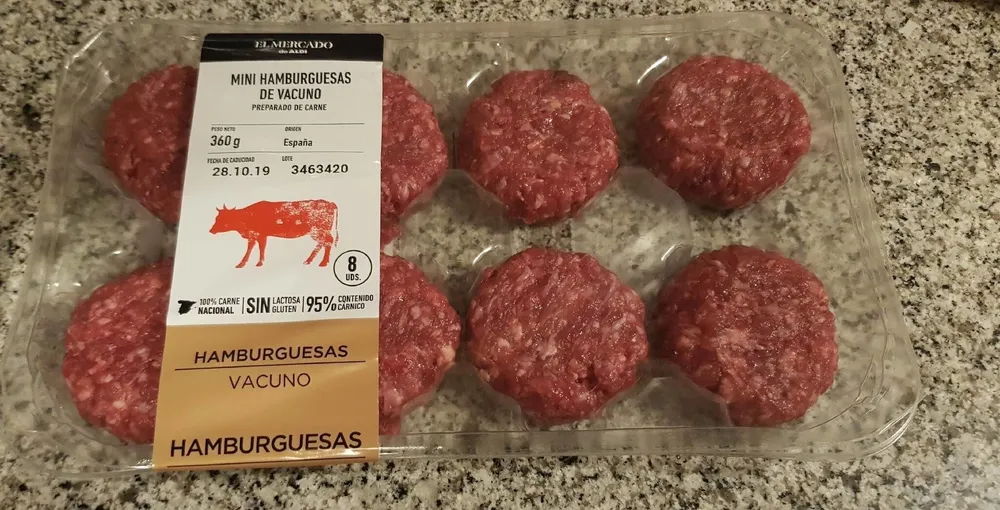 Mini Hamburguesas de Vacuno