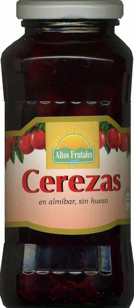 Cerezas en almíbar sin hueso