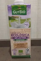 Leche ecológica sin lactosa semidesnatada