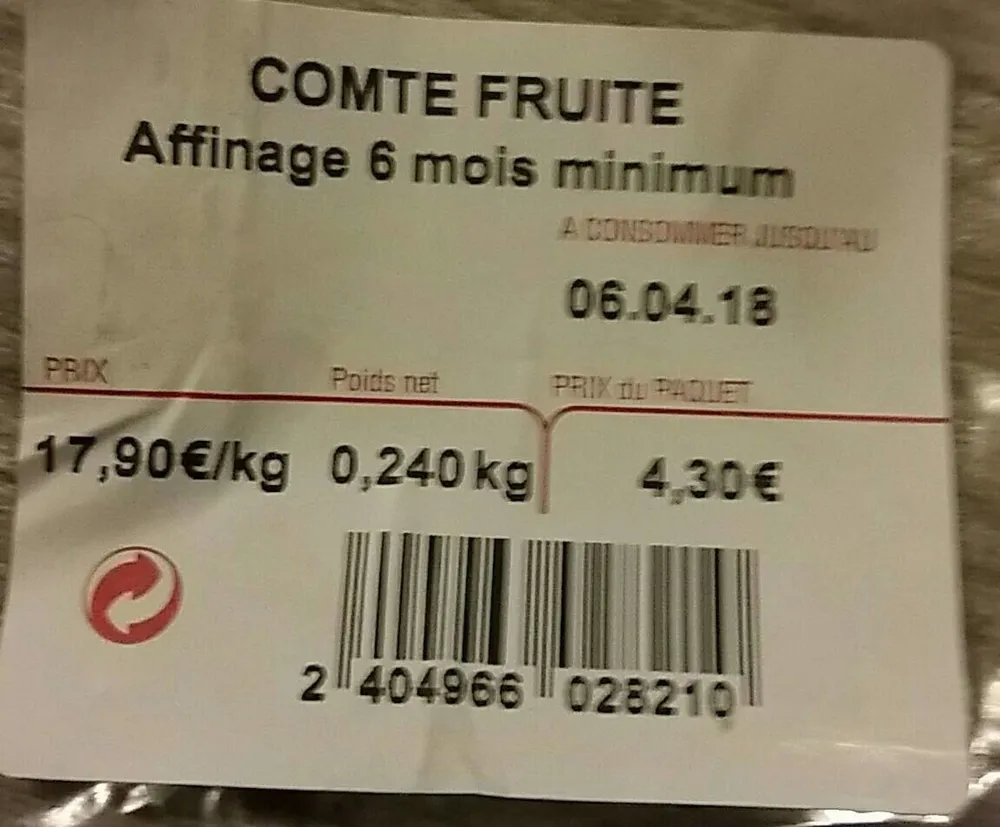 Comté Fruité