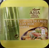 Cubitos de caldo asia wok curry