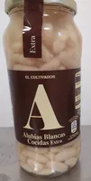 Alubias blancas cocidas en conserva