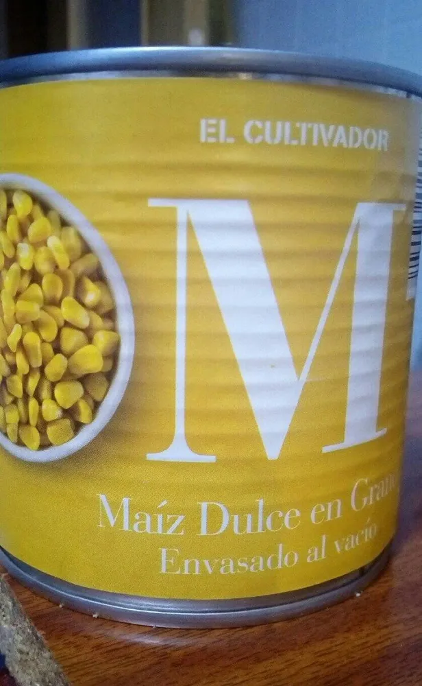 Maiz dulce en grano