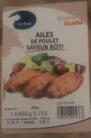 Ailes de poulet saveur roti