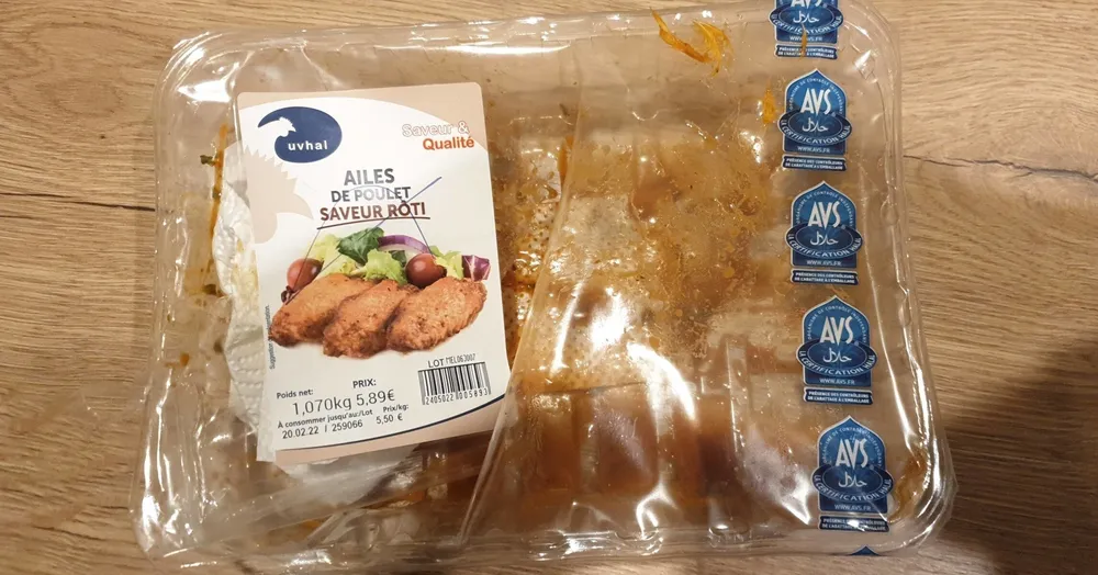 Ailes de poulet saveur rôti