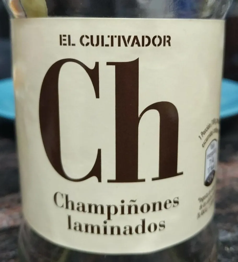 Champiñones laminados