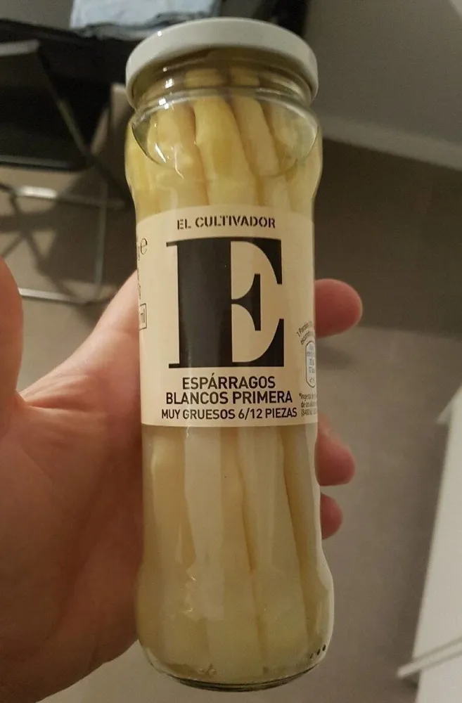 Espárragos blancos primera muy gruesos 6 a 12 piezas
