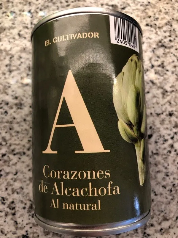Corazones de alcachofa al natural
